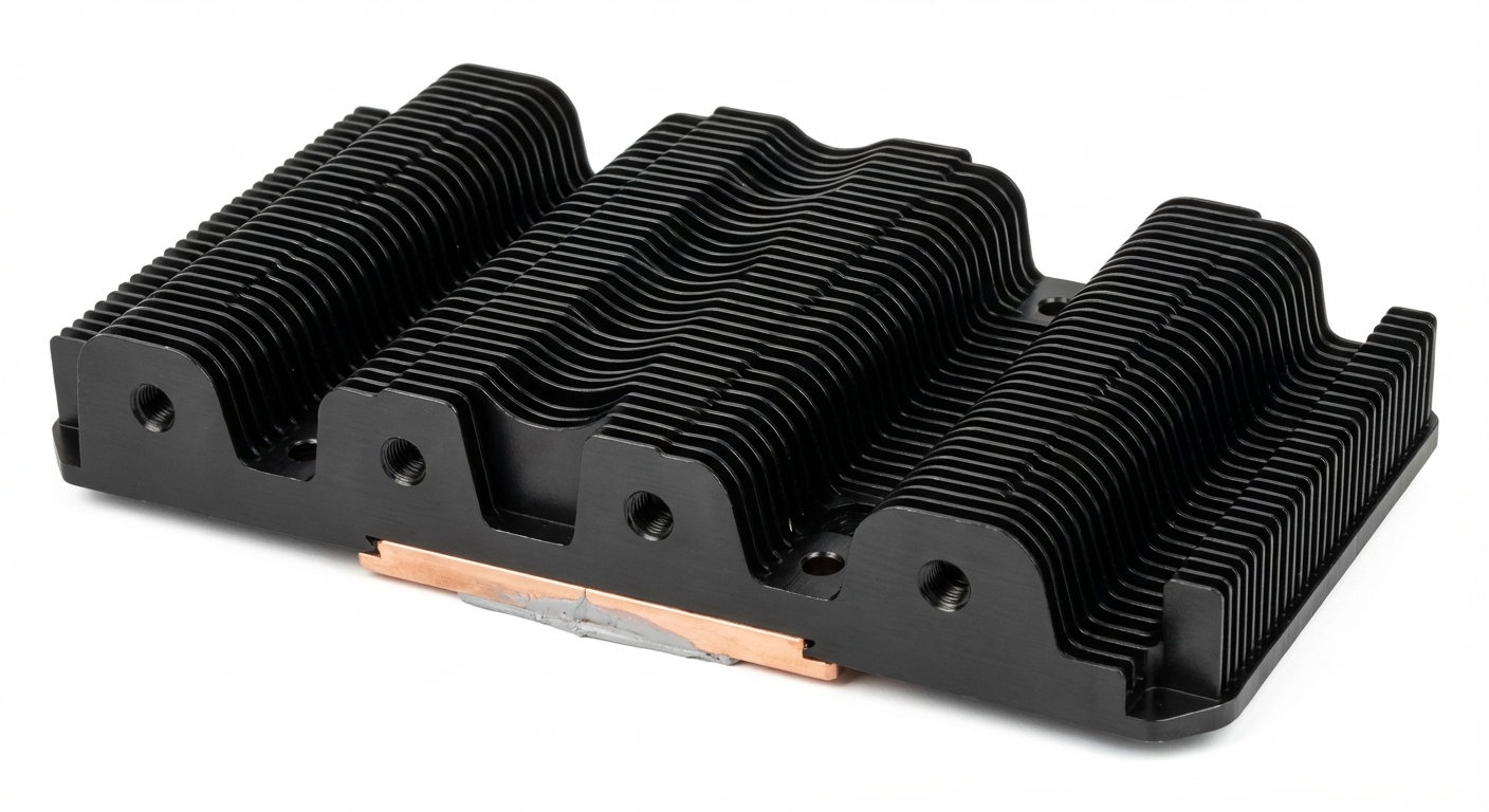 Precision Electronic Device Heat Sink Components Manufacturing